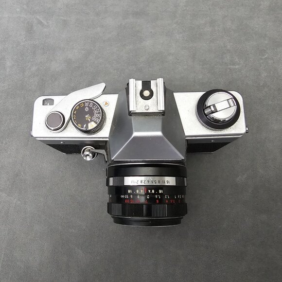 PRAKTICA LTL 3 35MM CAMERA WITH PENTACON 50MM AUTO LENS & LEATHER CASE B1-32 - Picture 3 of 9